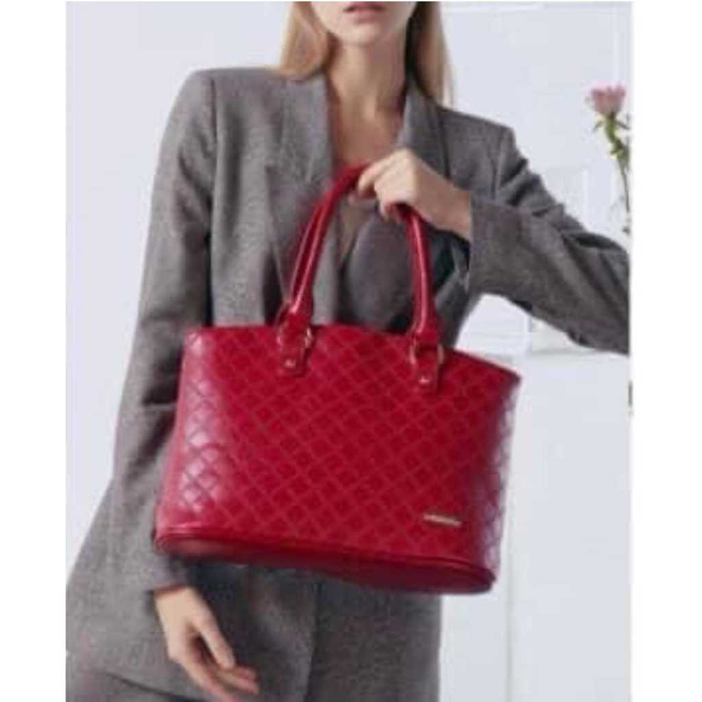 (PRELOVED) HAND BAG BONOBO ORIGINAL AUTHENTIC MUAT LAPTOP 14inc - BONOBO MERAH