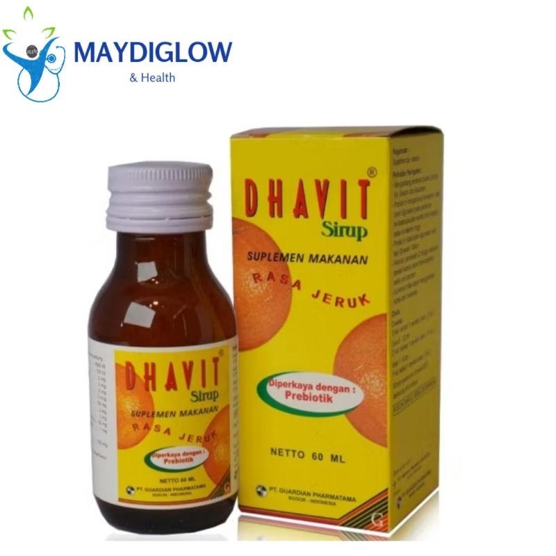 DHAVIT Syrup Botol 60 ml - Suplemen DHA dan Vitamin untuk Anak