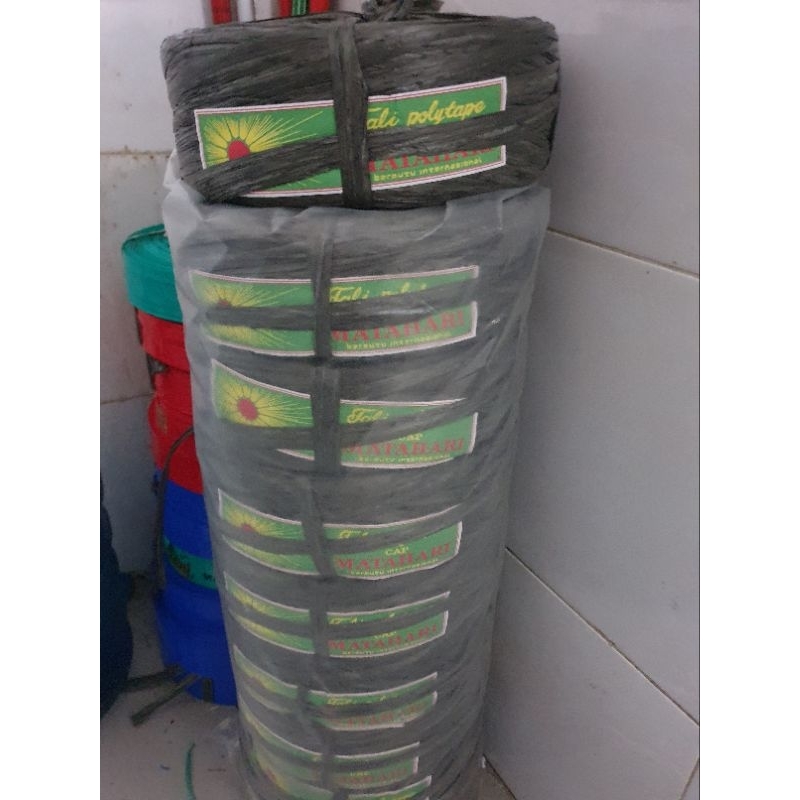 

Tali plastik hitam/tali rafia hitam matahari ±1kg/pcs