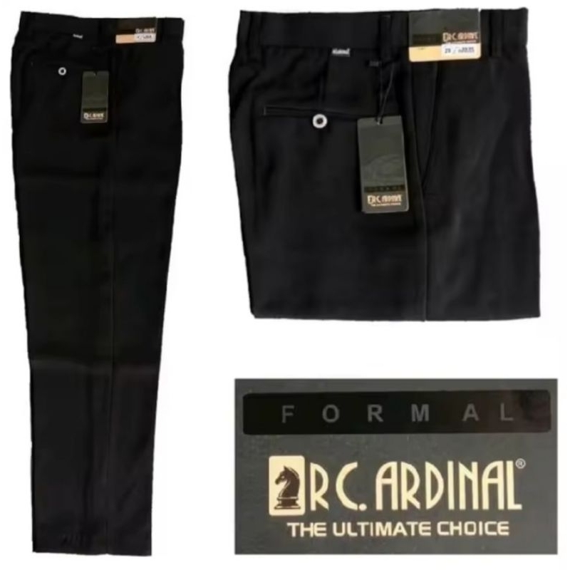 Celana Bahan Pria /celana kerja pria / Celana HItam Pria /celana laki laki dewasa cardinal
