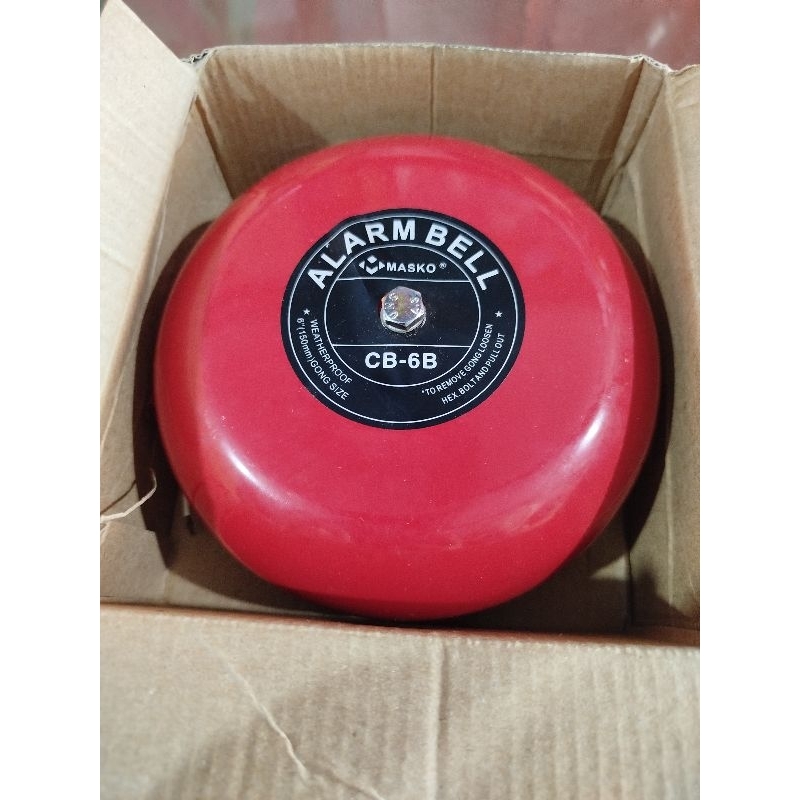Alaram bell bell alarm masko CB-6B 6" 6 inc 220 AC