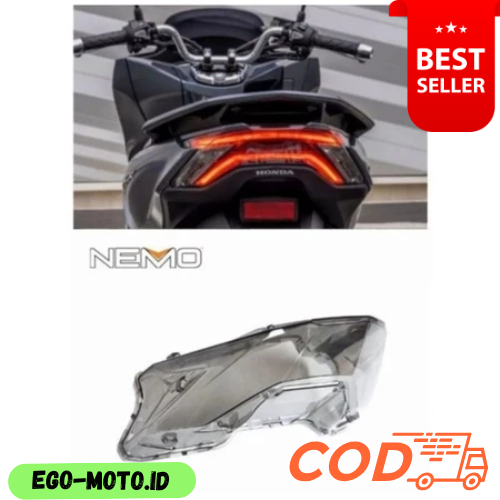 Mika Stoplamp NEMO PCX 160 PCX 150 Mika Lampu Belakang ORIGINAL NEMO WARNA SMOOKE PCX MIKA STOPLAMP 