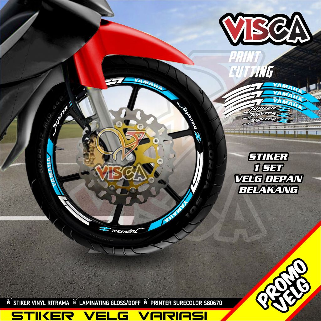 Stiker Velg Jupiter Z List Velg Motor Stiker Velg Jupiter Z A05