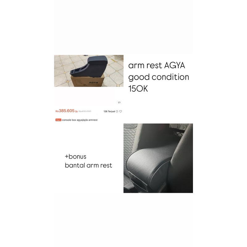 arm rest agya bantal arm rest agya
