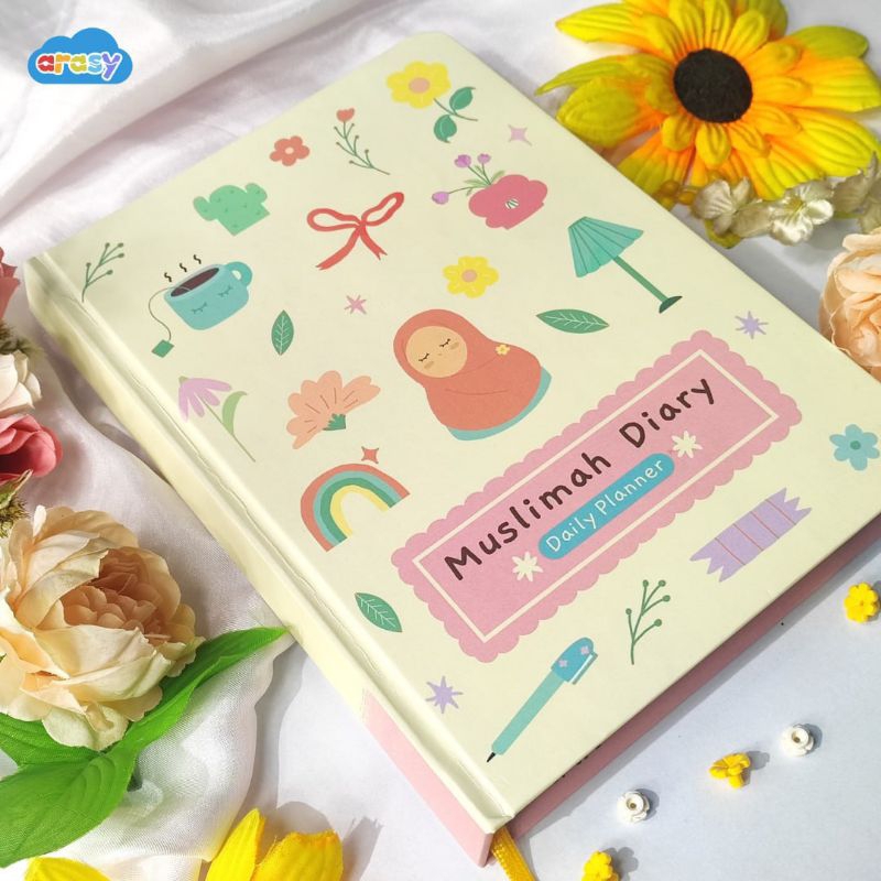 

[READY SIAP KIRIM] Daily Planner GRATIS PULPEN LUCU Muslimah Diary ARASY Muslimah Planner Super lengkap murah BUKU DIARY REMAJA BUKU DIARY LUCU GEMES