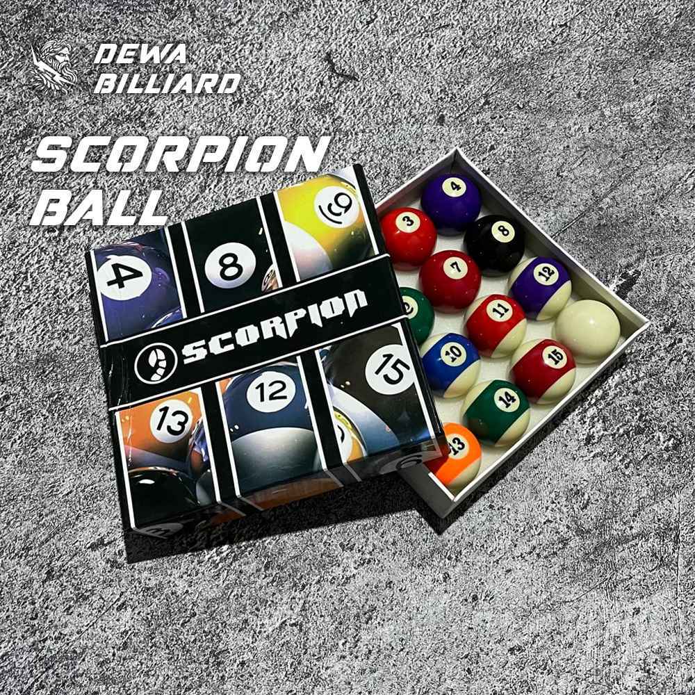 BOLA BILLIARD SCORPION BERKUALITAS