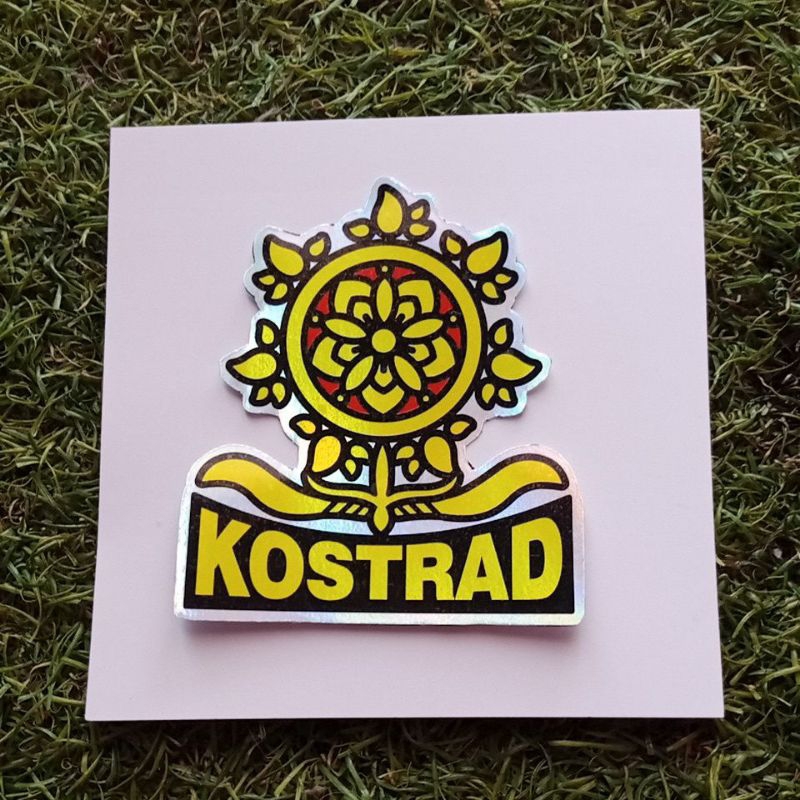 

stiker hologram glossy/stiker KOSTRAD/stiker unik