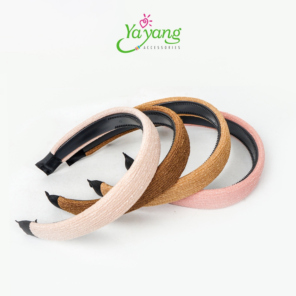 Yayang Bando Bandana Wanita Polos Premium - Aksesoris Fashion Rambut Wanita Korea - NAN2833