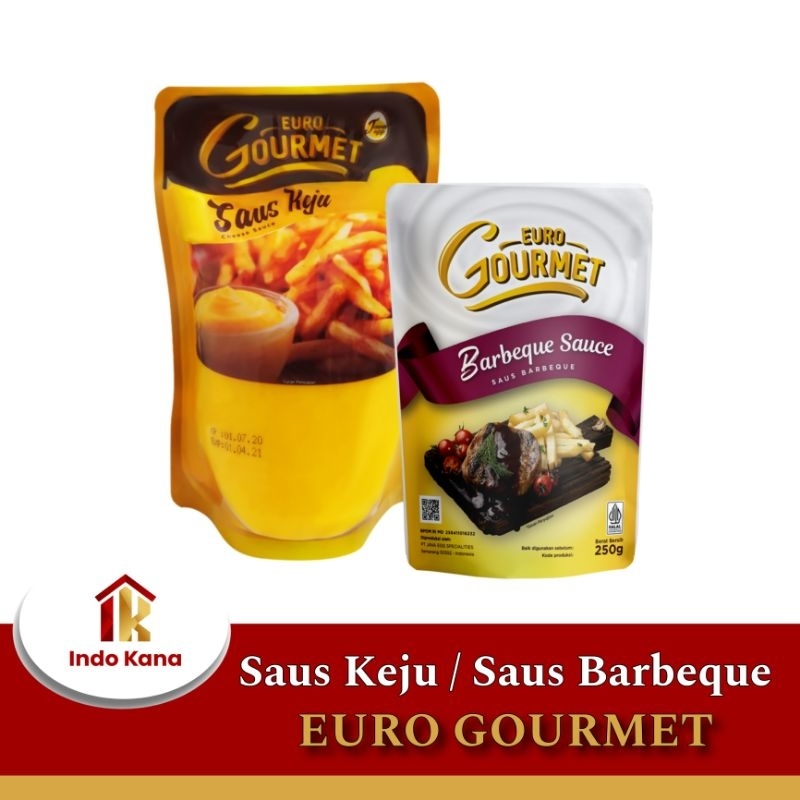 

EURO GOURMET Saus Barbeque 250 gr & Keju 500 gr