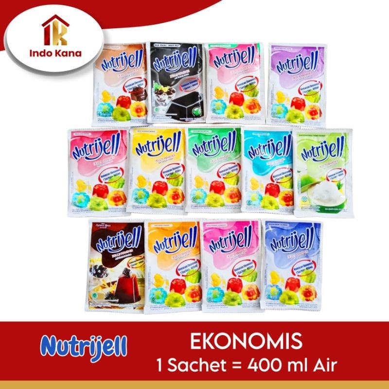 

Nutrijell EKONOMIS 400ml Bubuk Puding Jelly