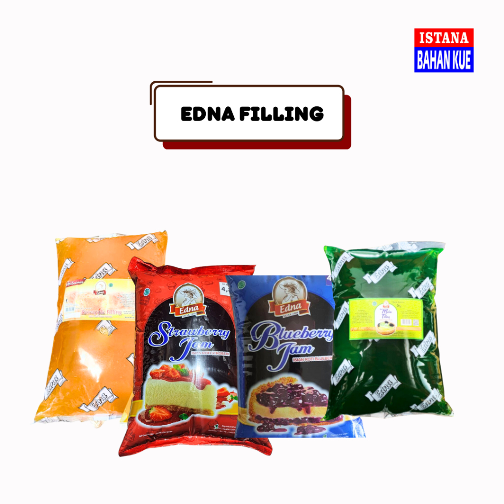 

EDNA filling strawberry | Blueberry | Melon | Nanas selai isi dan topping buah