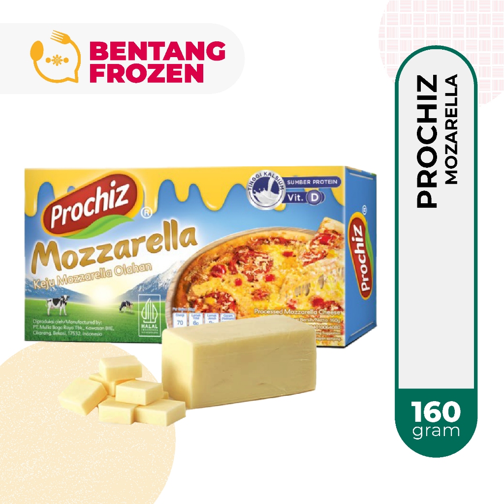 

Prochiz Mozzarella 160gr / Keju Mozarella