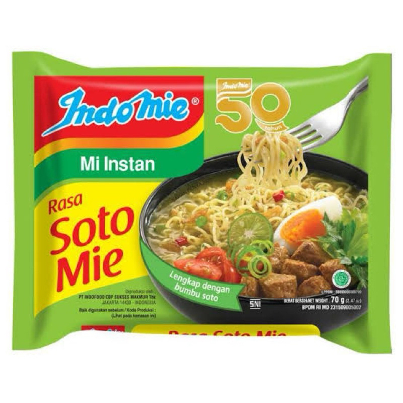 

INDOMIE SOTO MIE 70 GR / 10 BKS