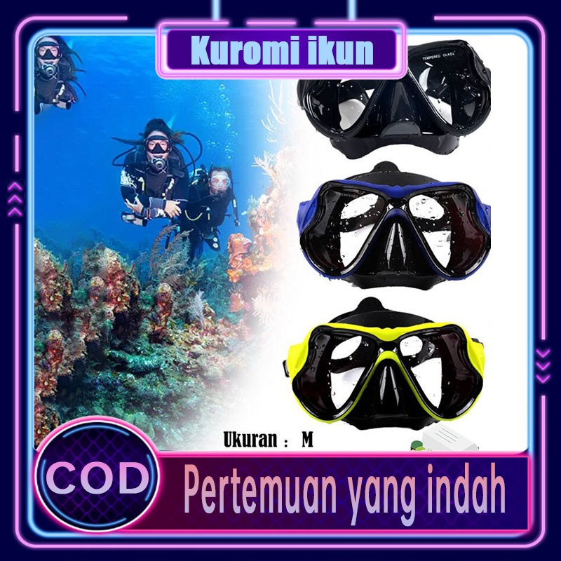 {Rumah Xiaomi}Kacamata Selam Diving Snorkeling Scuba Pvc Freedive Spearfishing Set Mask Kacamata