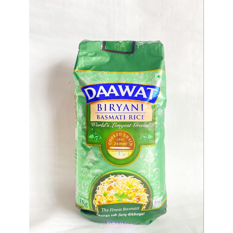 

BERAS BASMATI DAAWAT BIRYANI PREMIUM 1KG