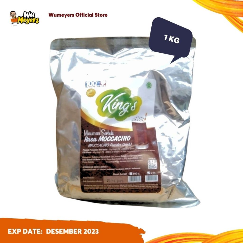 

Minuman Bubuk Moccacino Kings Powder Drink Moccacino 1kg