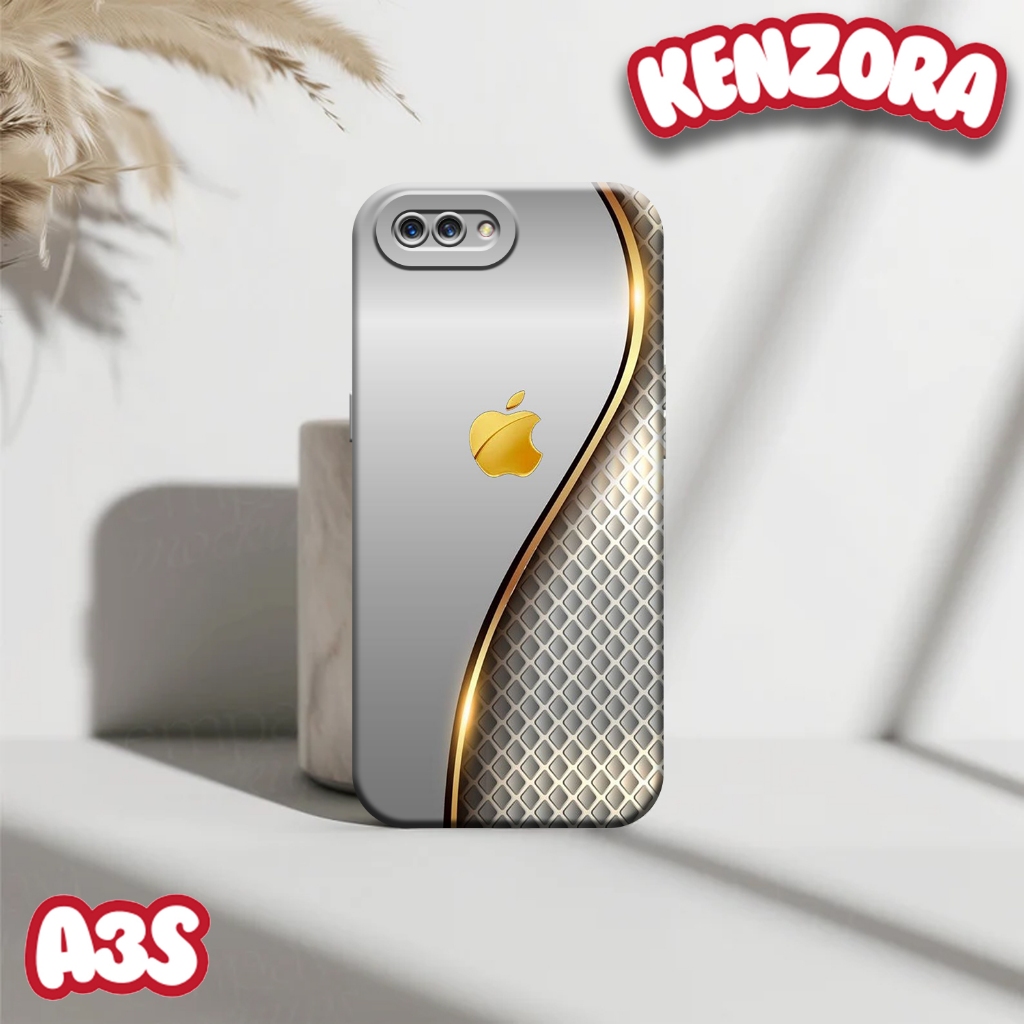 Kenzora Case OPPO A3S Fashion Case Logo Iphone Series Hardcase Softcase Kesing Hp Premium Case Cover