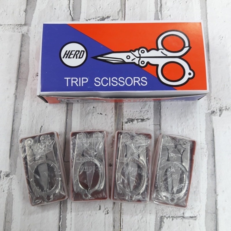 Gunting Lipat Kecil Stainless / Gunting Lipat Mini / Gunting Saku Kecil / Gunting Kecil Stainless St