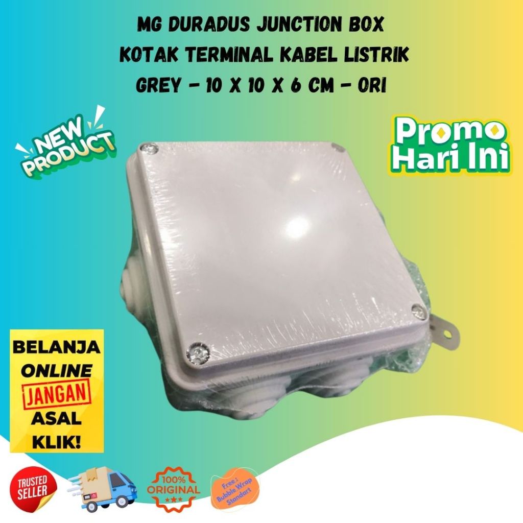 MG 10x10x6 Duradus Kotak Abu Durados Terminal Kabel Pipa Listrik ORI