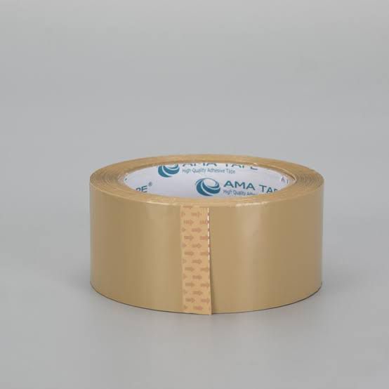 

1 DUS 60 PCS LAKBAN AMA TAPE COKLAT & BENING