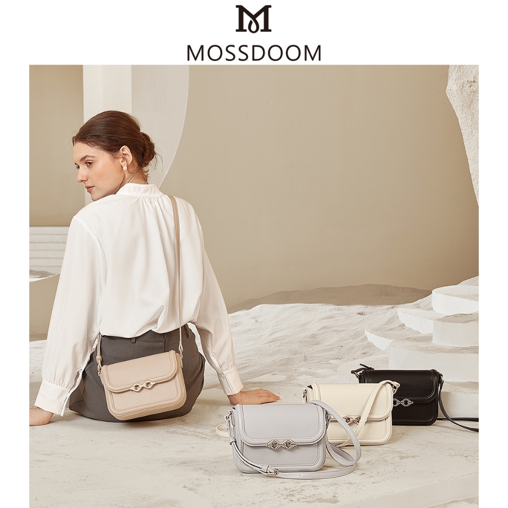 Mossdoom Tas Wanita Rosalie Bag Bergaya Sling Bag Tas Selempang Wanita Elegan