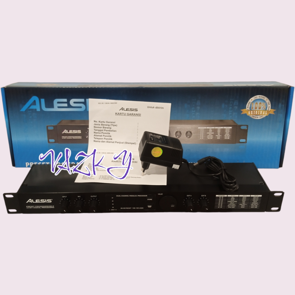 EFEK VOKAL ALESIS MICROVERB4 MADE IN USA ORIGINAL EFFECT VOCAL MICROVERB 4 KUPING BESI