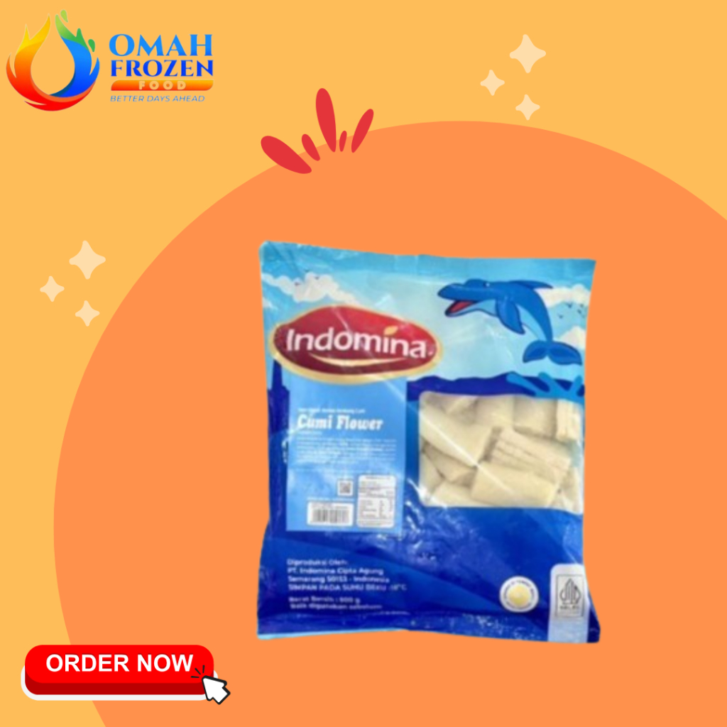 

Indomina Cumi Flower Kembang Cumi 500gr (NON COD DILUAR KOTA JATENG)