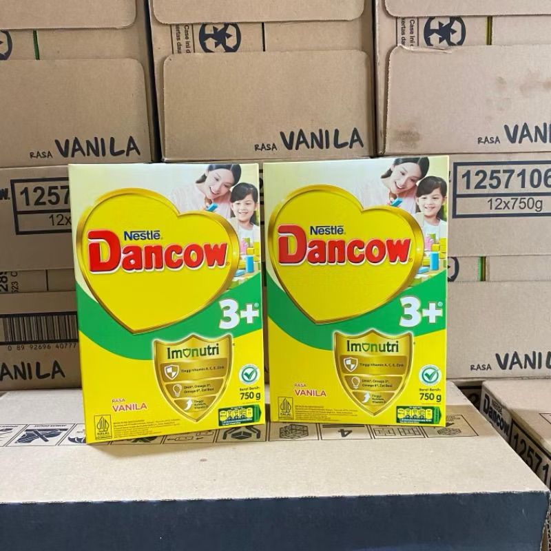 Dancow 3+ Vanila 750g / Susu Pertumbuhan Anak 3-5 Tahun
