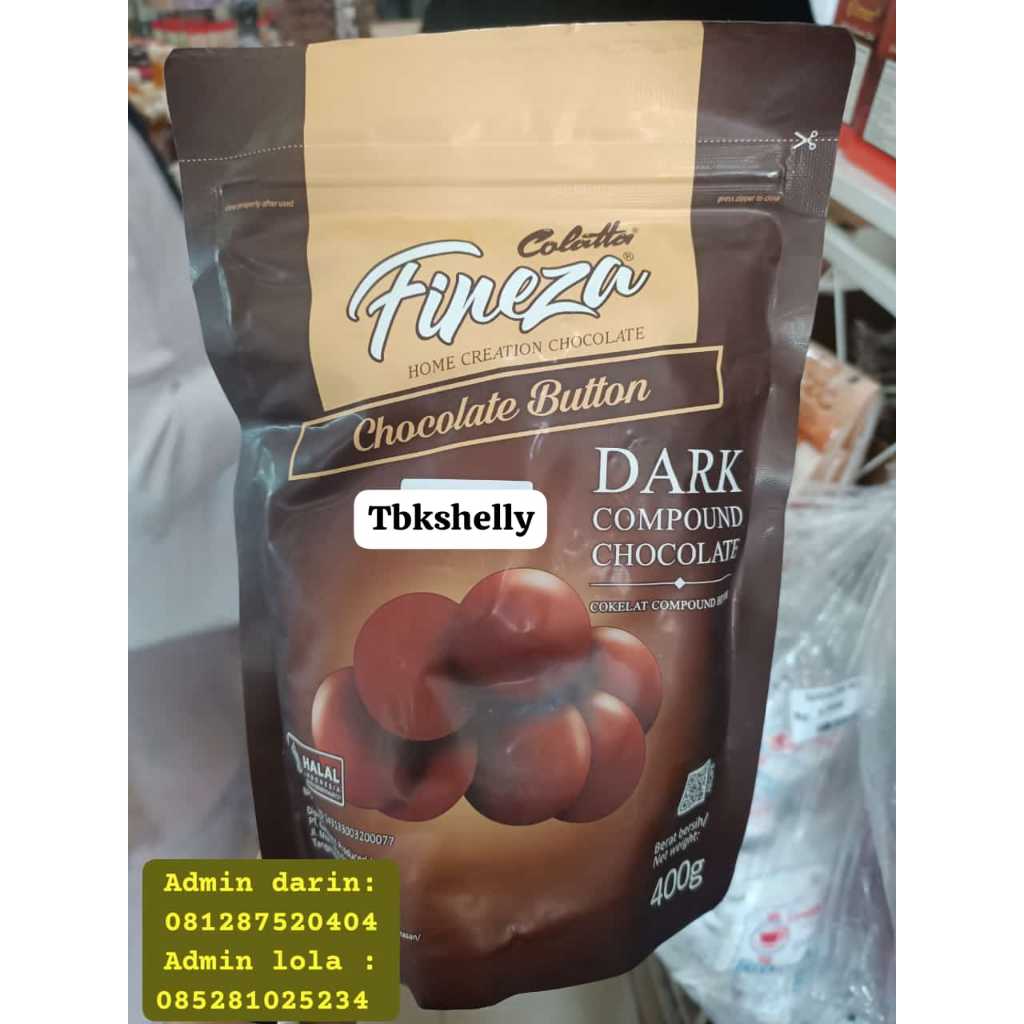

Collata fineza chocolate button 400gr