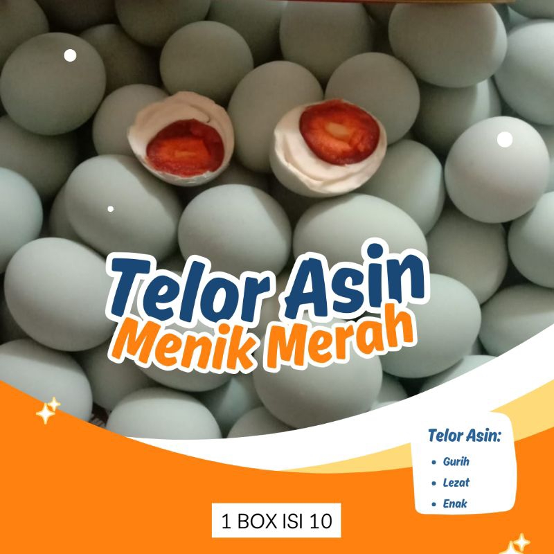 

Telor Asin Menik Merah Asli Brebes