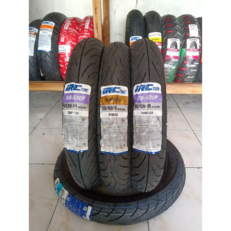 ban tubeless IRC 80/90-14