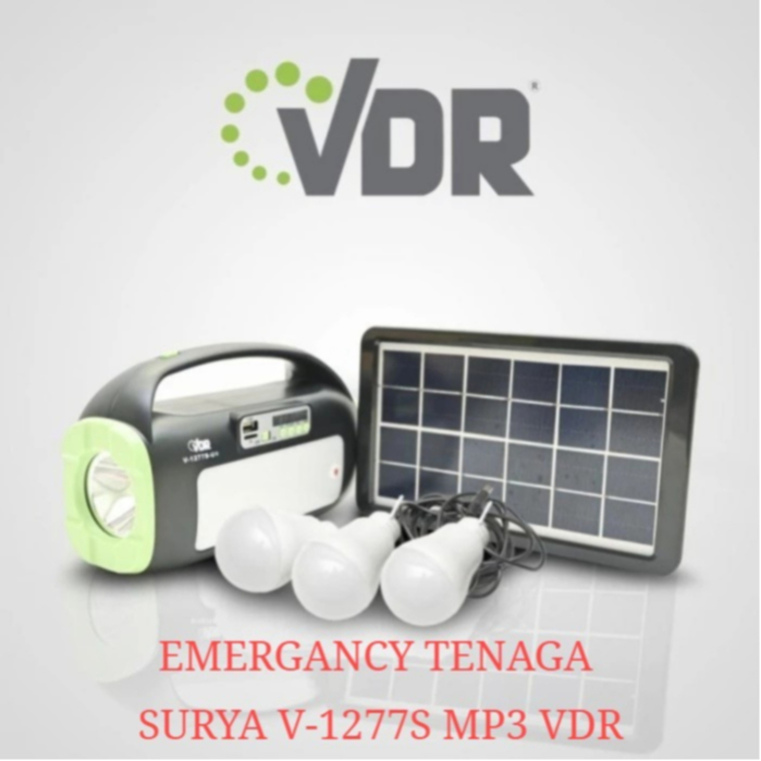 EMERGANCY TENAGA SURYA V-1277S MP3 VDR
