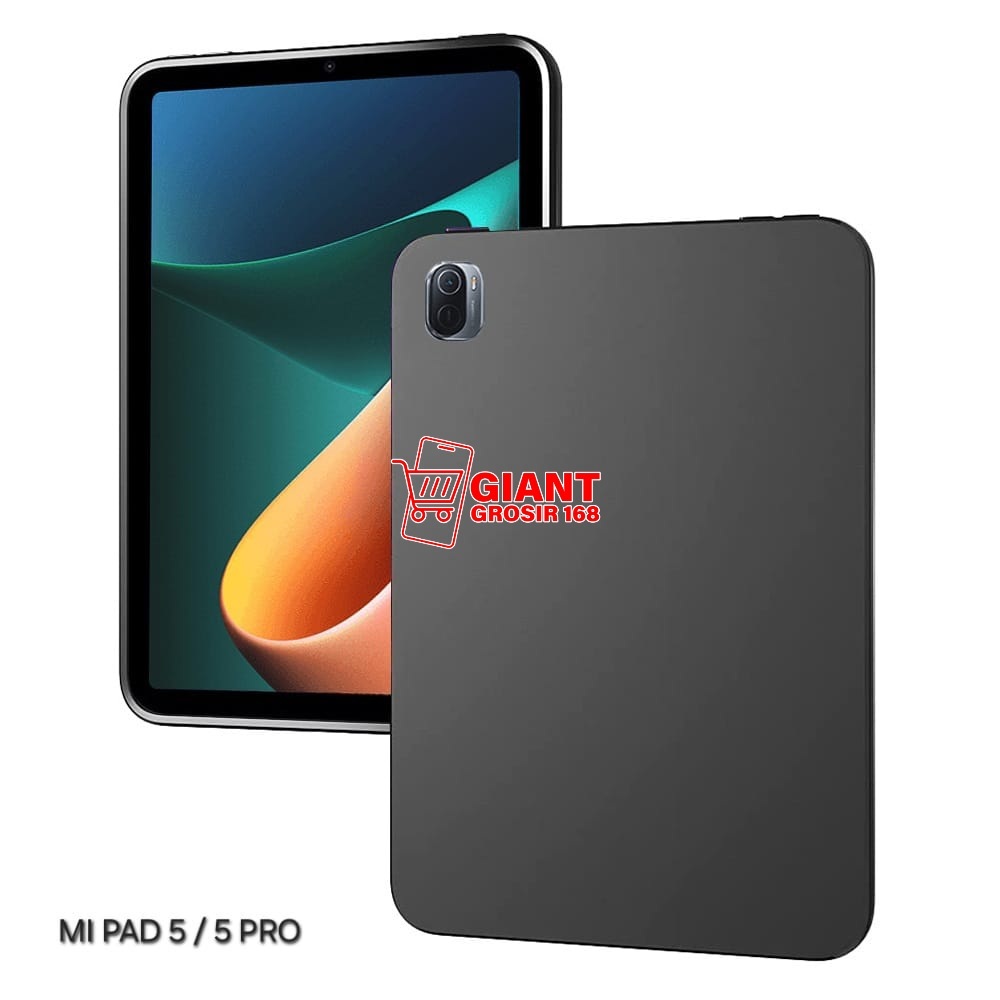 Casing Jelly Xiaomi Pad 5 Xiaomi Pad 5 Pro Xiaomi Pad 6 Xiaomi Pad 6 Pro Slim Matte Black Premium Si