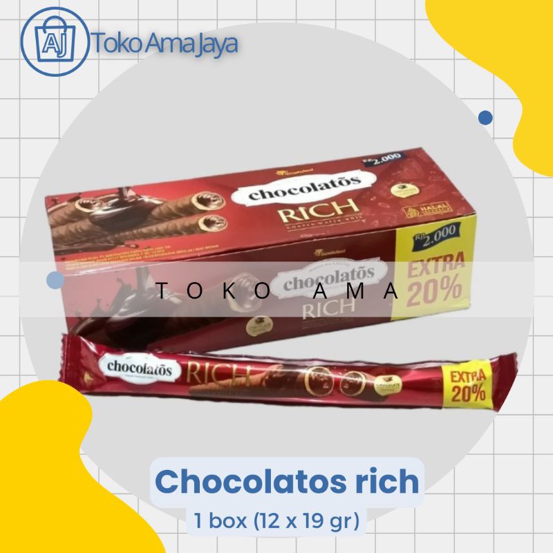 

[12 x 19 gram] Chocolatos rich box