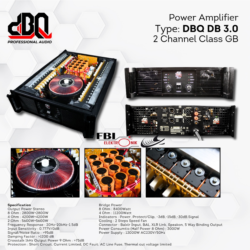 POWER DBQ 3.0/AMPLIFIER DBQ DB 3.0 ORIGINAL