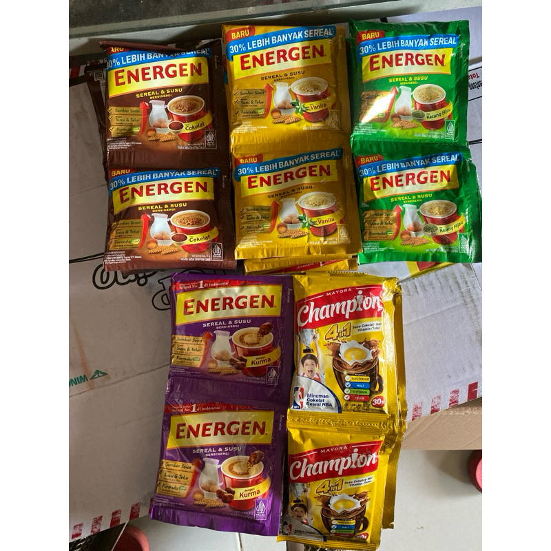 

Energen sereal & susu