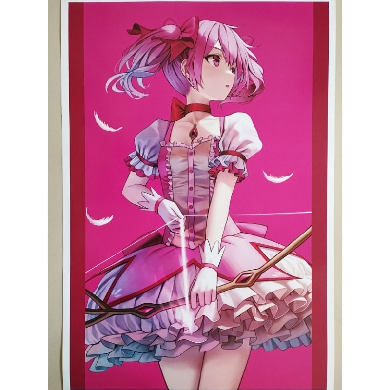 Poster Anime Mahou Shoujo Madoka Magica 3 Kaname Madoka Merchandise