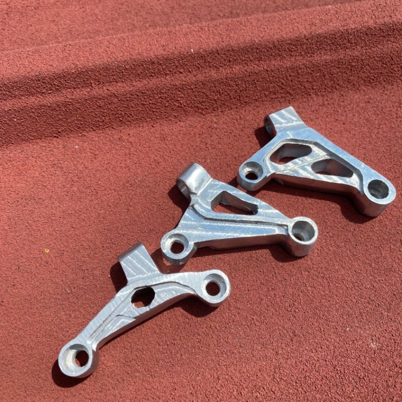 breket kopling cnc manual dah hidrolik mesin megapro dan tiger