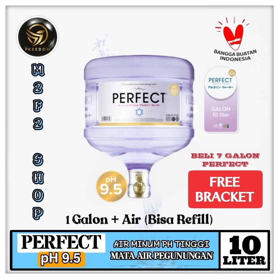 

Air Mineral Water Perfect Alkaline pH9.5 Baby Galon - 10 liter (Kemasan Satuan)