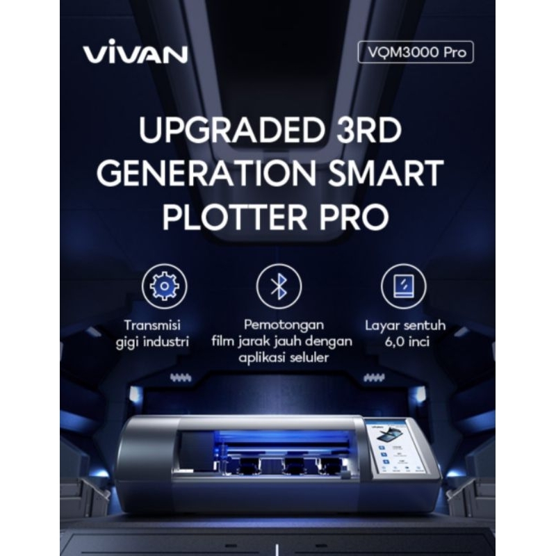 Mesin Hydrogel Vivan Cuting hidrogel VQM3000 Pro Vqm3000pro