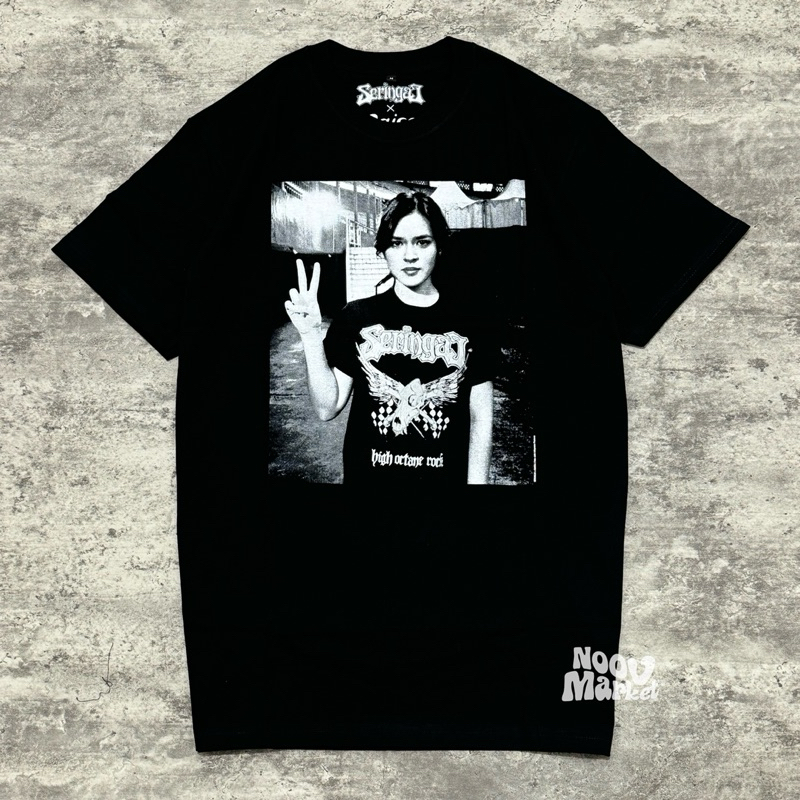 Tshirt SERINGAI X RAISA BLACK | Official Merchandise | Noov Music Merchandise Original