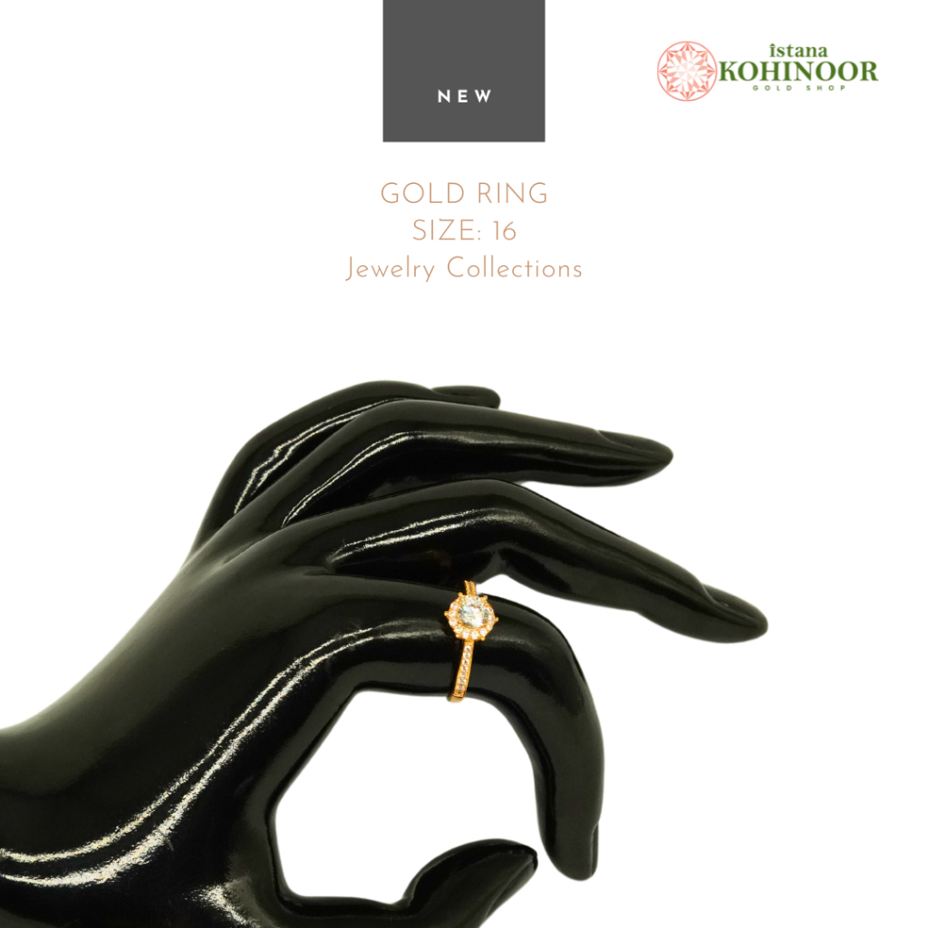 KOHINOOR CINCIN VARIASI NEW EMAS GOLD YELLOW GOLD EMAS