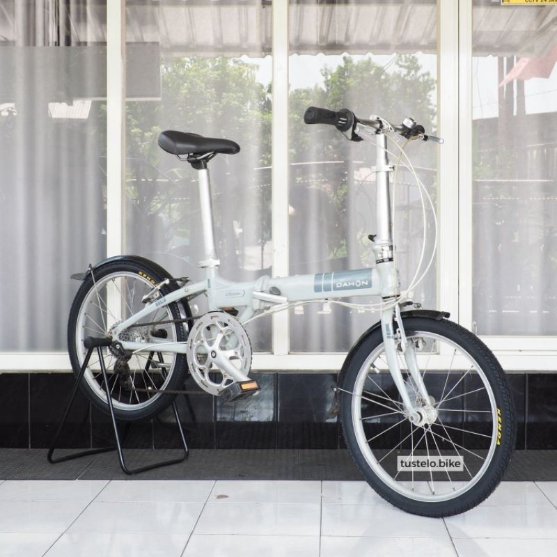 Classic Folding Bike Dahon Vitesse D7 Spec Original Seli 20" Sepeda Lipat Vintage Commuter Kalcer