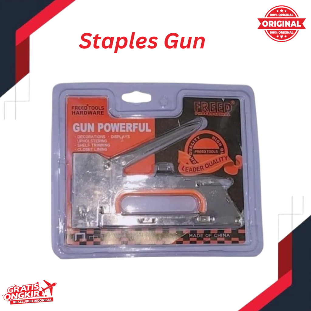 

STAPLES GUN STAPLES TEMBAK JOK MOTOR GUN TRACKER ORIGINAL FREED