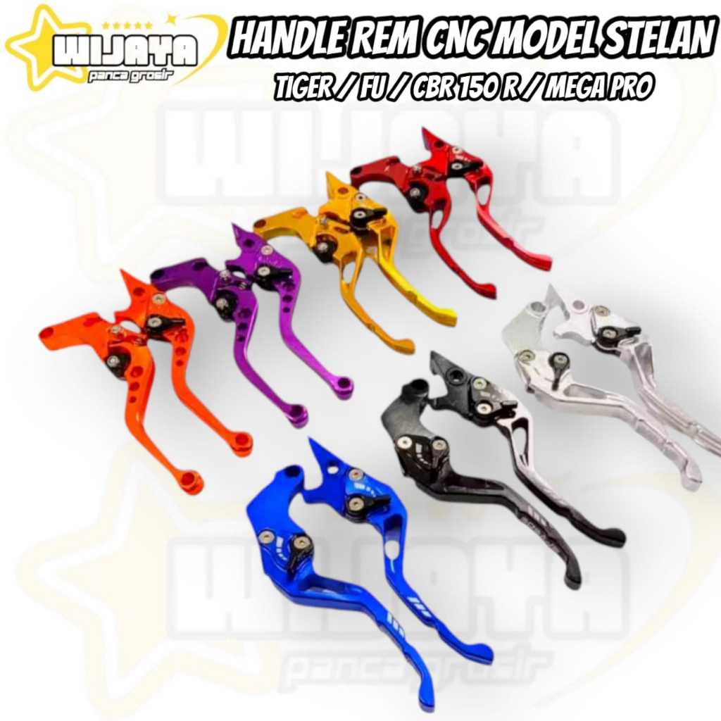 HANDLE REM TUAS REM HANDLE CNC MODEL STELAN TIGER MERGAPRO SATRIA FU CB CB150 R CRF150