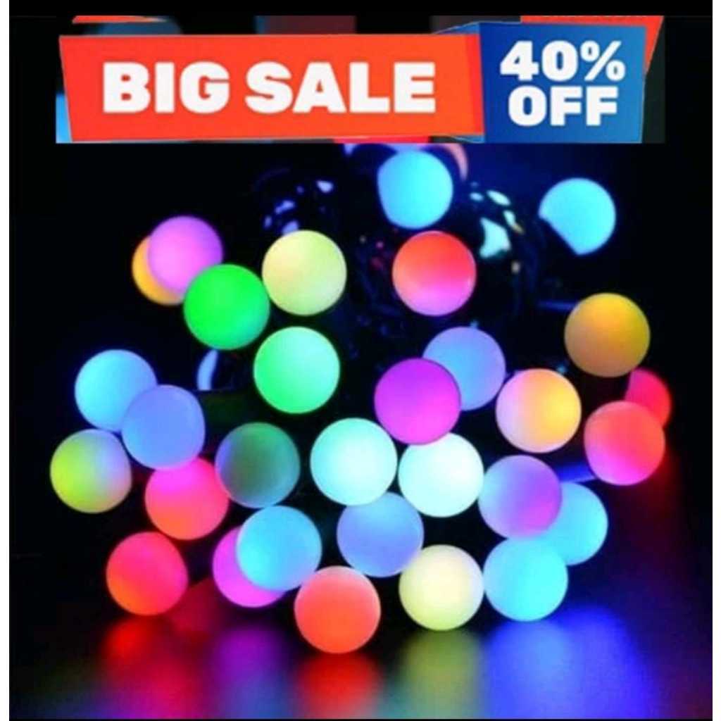 LAMPU TMBLR ANGGUR / LAMPU TMBLR 10 & 5 MTR / LAMPU TMBLR BUNGA / LAMPU HIAS NATAL / LED TWINKEL LED