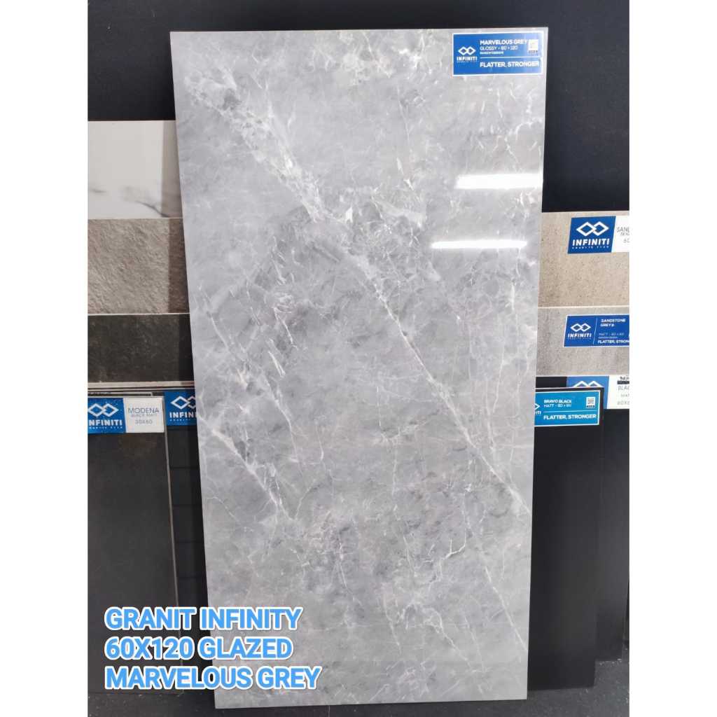 Granit Infinity Marvelous Grey  60x120 - Kilat Glazed Glass