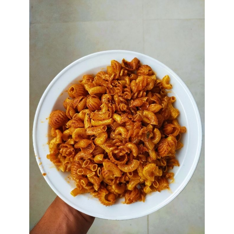 

Makaroni mix Pedas Daun Jeruk 500 gr
