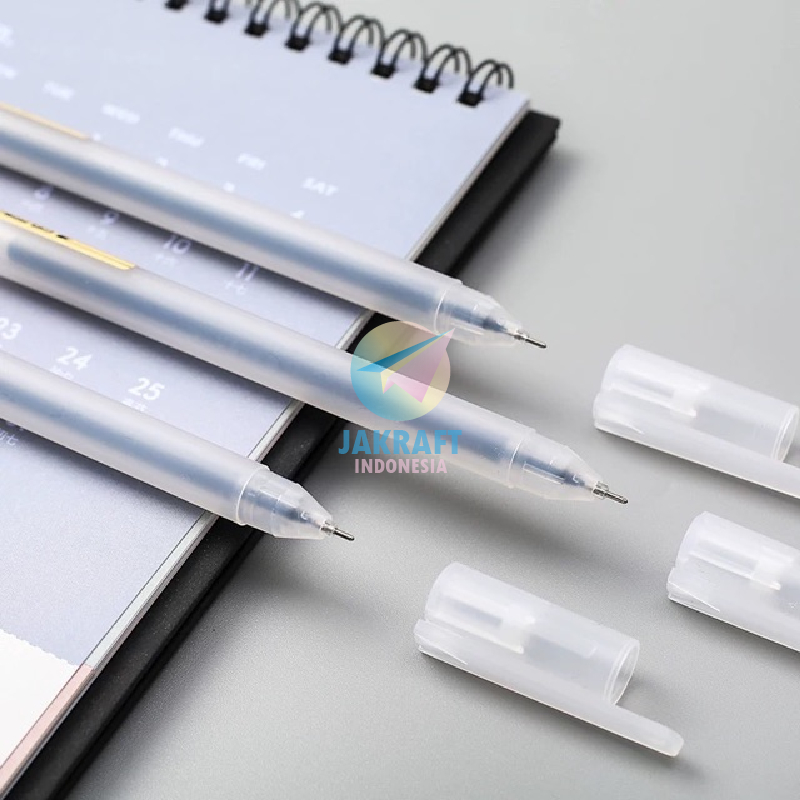 

(1 Pcs) Pulpen Bolpen Gel Pen PELNA GEL-200 Hitam Black Needle Tip 0.5 mm Murah Bagus Seperti Ballpoint EG67