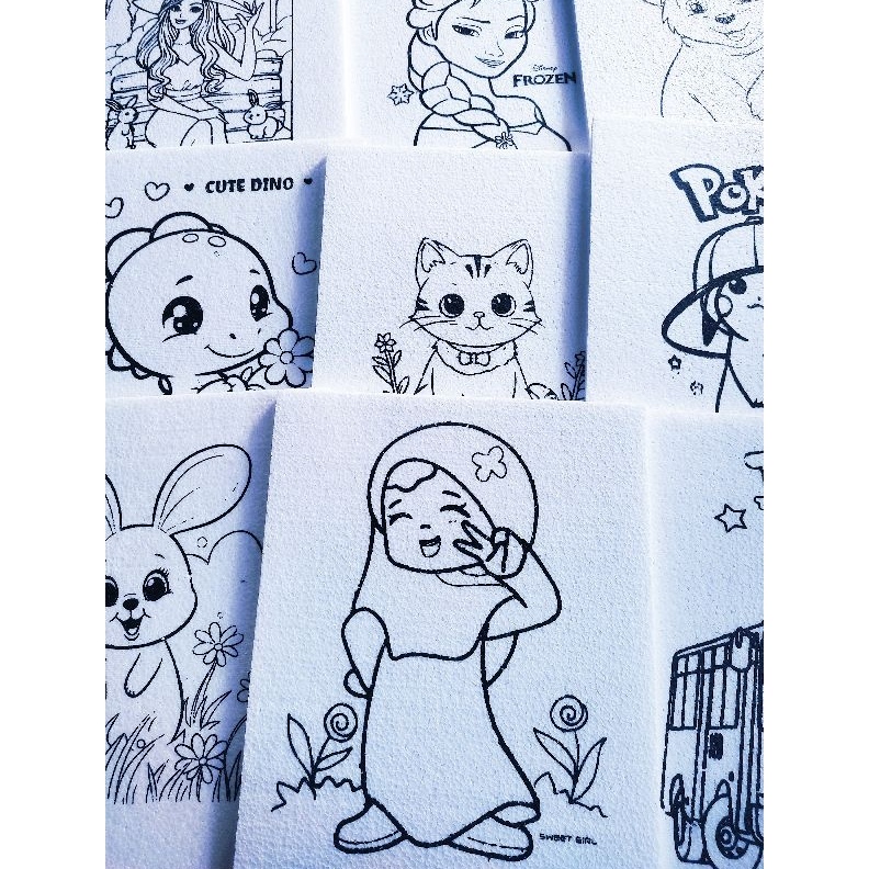 

KODE O99C sterofoam lukis polos 25 pcs uk 33x41cm